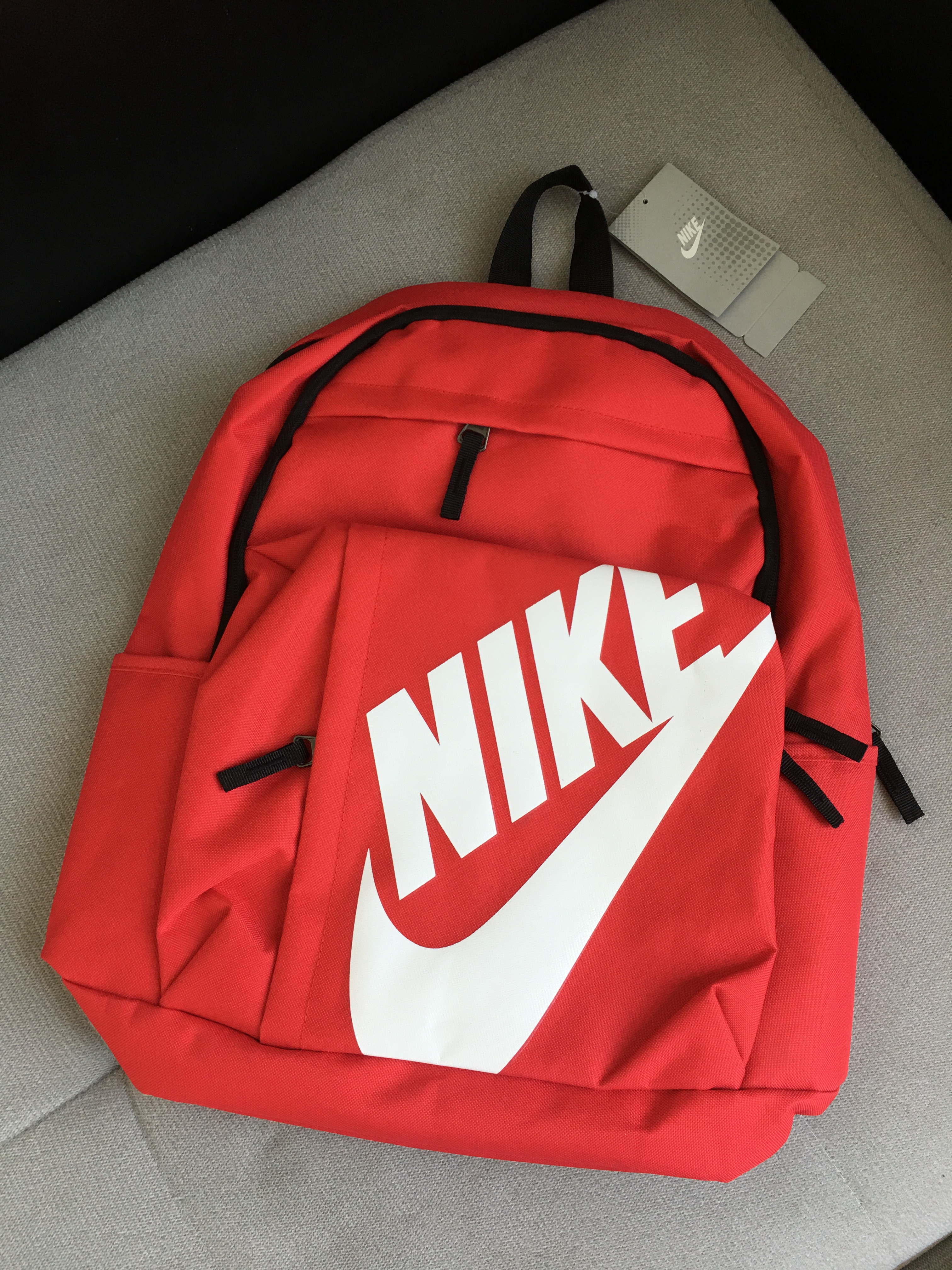 NIKE Backpack Red White Black